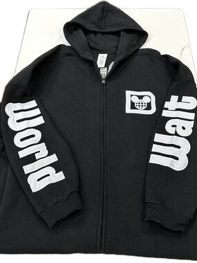 Disney Walt Disney World Black Zip Hoodie Est. 1971 Size XXL Unisex Adult